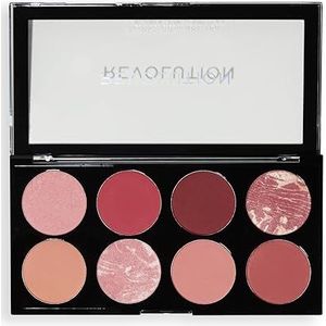 Revolution - Ultra Blush - 8 Gekleurde Blushes - Dierproefvrij - Veganistisch