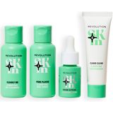 Gezichtscleansers - Verhelderende Set - Voor Onzuivere Huid - 4 Stappen