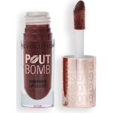 Revolution - Pout Bomb Shimmer Gloss - Hoogglans Lipgloss - Chocolate Sparkle