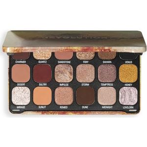 Revolution - Forever Flawless - Oogschaduwpalet - Brons - 18 Kleuren