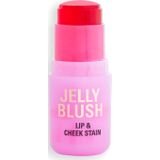 Revolution Beauty - Jelly Blush Stick - Lip en Cheek Stain - Strawberry Pink