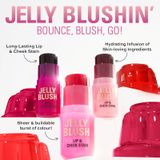 Revolution Beauty - Jelly Blush Stick - Lip en Cheek Stain - Strawberry Pink