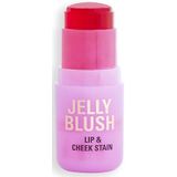 Revolution Beauty - Jelly Blush Stick - Lip en Cheek Stain - Strawberry Pink
