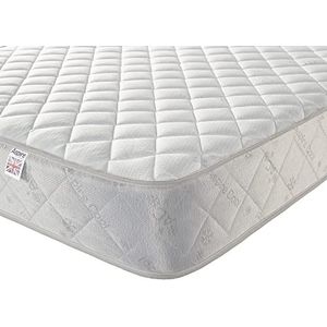 Aspire Beds Diamond Zone Hybride matras met veren en ecologisch schuim, medium hardheid, maat S, 1 persoon, 70 x 180 cm