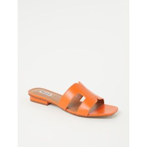 Dune London Loupe slipper van leer