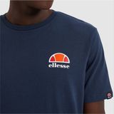 ELLESSE - Canaletto - T-shirt - Donkerblauw - Ronde Hals - Kwartmouw