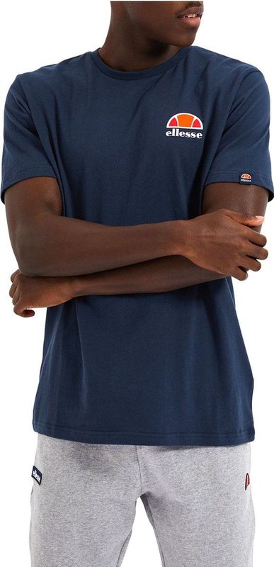 ELLESSE - Canaletto - T-shirt - Donkerblauw - Ronde Hals - Kwartmouw