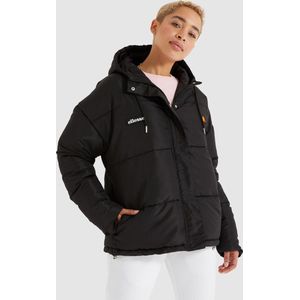 Ellesse - Pejo - Jas - Zwart - 100% Polyester, Gewatteerd, Capuchon met Trekkoorden