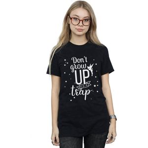 Li-cense Disney dames tinker bell don't grow up katoenen vriendje t-shirt