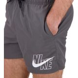 Nike - Swim Logo Lap - Zwembroek - Grijs - 100% Polyester