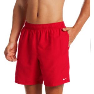 Nike - Swim 7 Volley Short - Zwembroek - university red - Waterafstotend, Sneldrogend, Mesh Binnenbroekje
