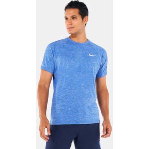 Nike - Hydroguard Heathered - Sportshirt - Game Royal - 100% Polyester