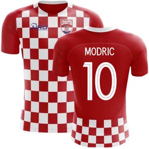 2022-2023 Croatia Flag Concept Football Shirt (Modric 10)