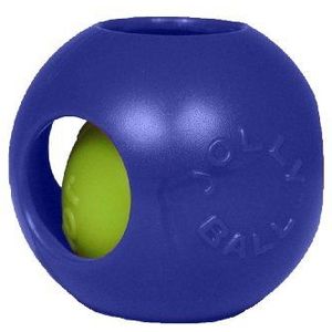 Jolly Pets JOLL041B Hondenspeelgoed - Teaser Ball, 15 cm, blauw