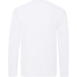 Fruit of the Loom Heren T-shirt met lange mouwen Gr. M, wit, wit, M