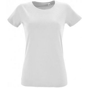 SOLS Dames dames Regent Fit T-Shirt met korte mouwen (Wit)