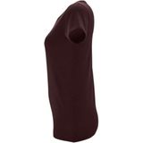 SOLS Dames/dames Maan V Hals T-Shirt met korte mouwen (Ossenbloed)