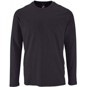 SOLS - Keizerlijk T-Shirt - Muisgrijs - Lange Mouwen