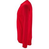 SOLS Heren Sportief T-Shirt met lange mouwen (Rood)