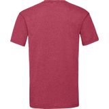 Fruit Of The Loom - BC330 - T-shirt - Vintage Heather Rood - Katoen / Lycra®