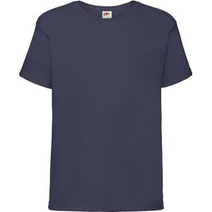 Fruit Of The Loom Kids Sofspun® T-shirt - Marine Blauw - 128 - 7/8 Jaar