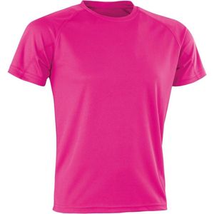 Spiro Heren Aircool T-Shirt (Flo Roze)