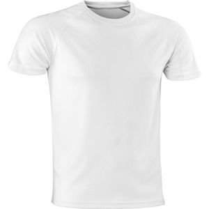 Spiro Volwassenen Unisex Impact Aircool Tee (Wit)
