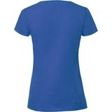 Fruit Of The Loom - Ringgesponnen Premium T-Shirt - Colbalt - Dames