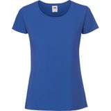 Fruit Of The Loom - Ringgesponnen Premium T-Shirt - Colbalt - Dames