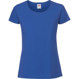 Fruit Of The Loom - Ringgesponnen Premium T-Shirt - Colbalt - Dames
