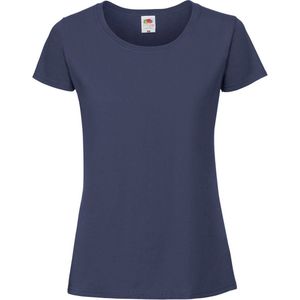 Fruit Of The Loom - Ringgesponnen Premium T-Shirt - Ultramarine - Dames