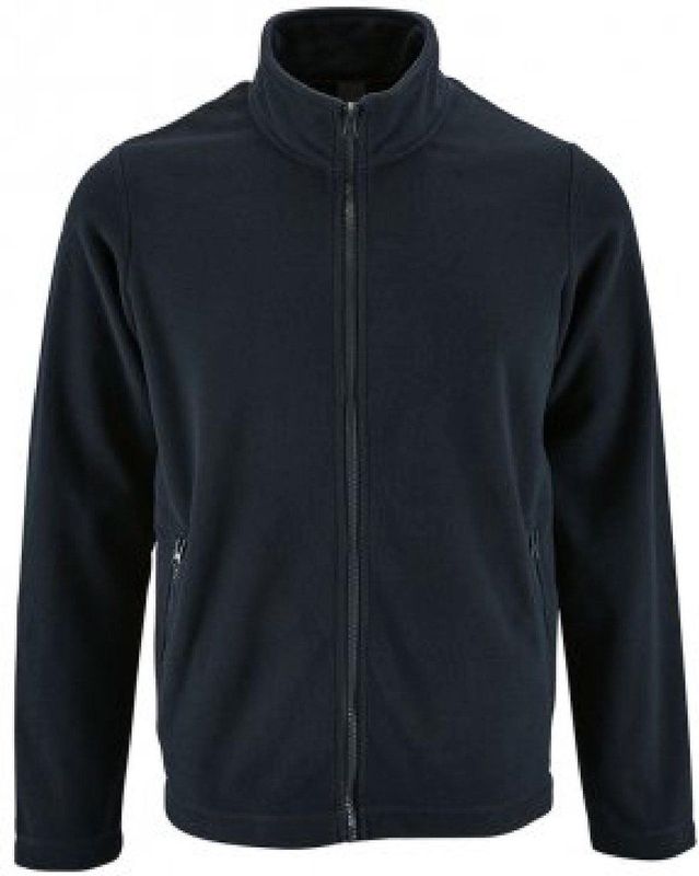 SOLS - Normandische Fleece Jas - Marine - Heren