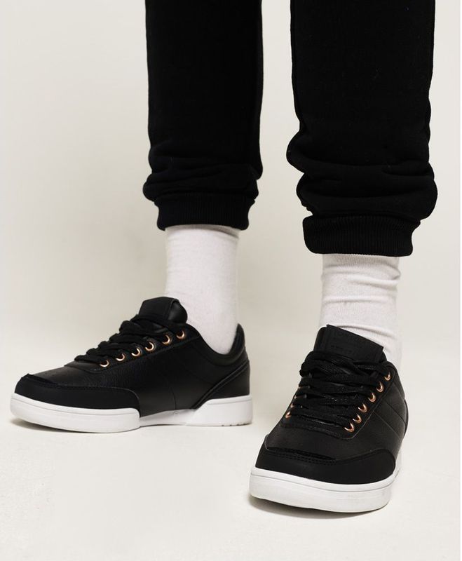 Superdry - Dames - Schoenen - Zwart - Synthetisch