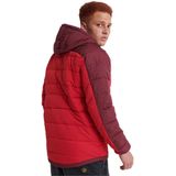 Superdry - Downhill - Gewatteerde Jas - Rood - Polyester