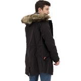 Superdry - Mountain Rookie Aviator Jas - Zwart - Polyester Katoen