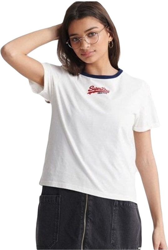 Superdry - Vintage Logo Micro - T-shirt - Recht - Dames
