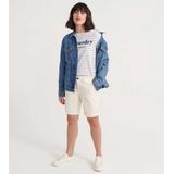Superdry City Chino Shorts Beige Vrouw
