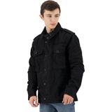 Superdry - Field Jasje - Zwart - Katoen - Heren Werkjas