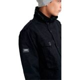 Superdry - Field Jasje - Zwart - Katoen - Heren Werkjas