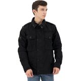 Superdry - Field Jasje - Zwart - Katoen - Heren Werkjas