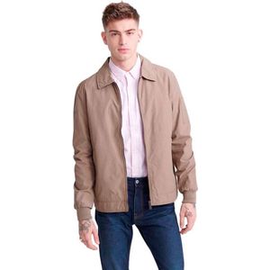 Superdry - Collared Jas - Bruin - Katoen/Nylon - Voor Heren