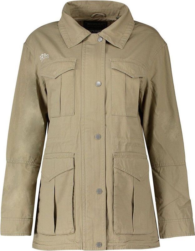 Superdry - Desert Rookie Jas - Dames - Lichtgewicht - Katoen - Polyester