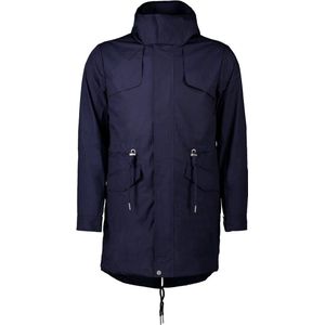 Superdry - Essential Jas - Blauw - Gewatteerd - Herenparka