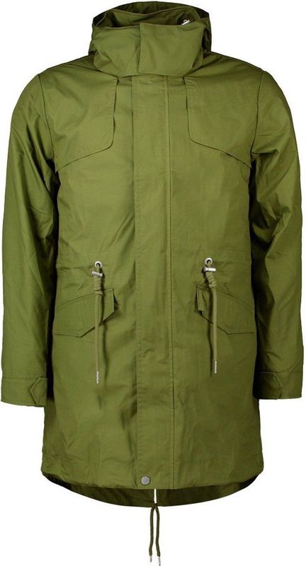 Superdry - Essential - Jas - Groen - Herenparka met Gewatteerde Bodywarmer