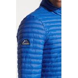 Superdry - Packaway - Tussenjas - Blauw - Lichtgewicht, Gewatteerd, Capuchon, Nylon Voering