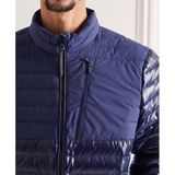 Superdry - Studios Contrast Core - Gewatteerde Jas - Blauw - 90% Dons, 10% Veren