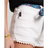 SUPERDRY Lace Hot Korte Jeans - Dames - Optic