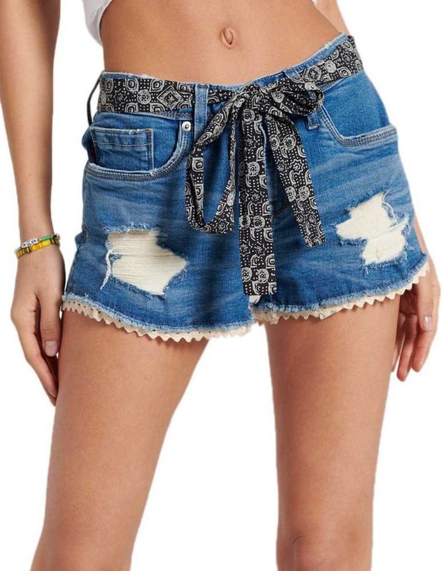 Superdry - Lace Hot - Korte Jeans - Dames