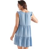 Jurk - Gelaagd - Zwart - Lyocell 100%