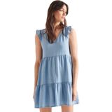 Jurk - Gelaagd - Zwart - Lyocell 100%